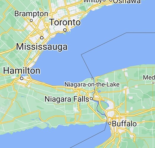 Toronto is close to Buffalo